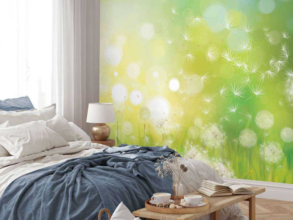 Paardebloemen in de lente