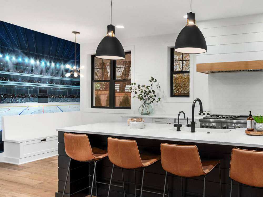 Luxueuze ijshockey arena