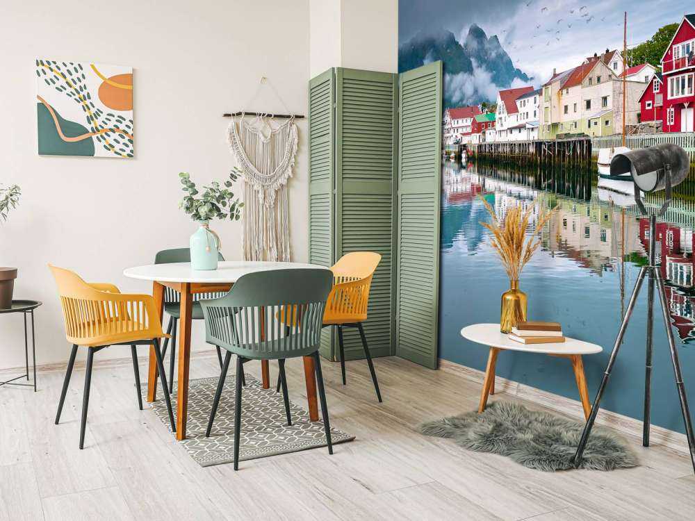 Huizen op de Lofoten