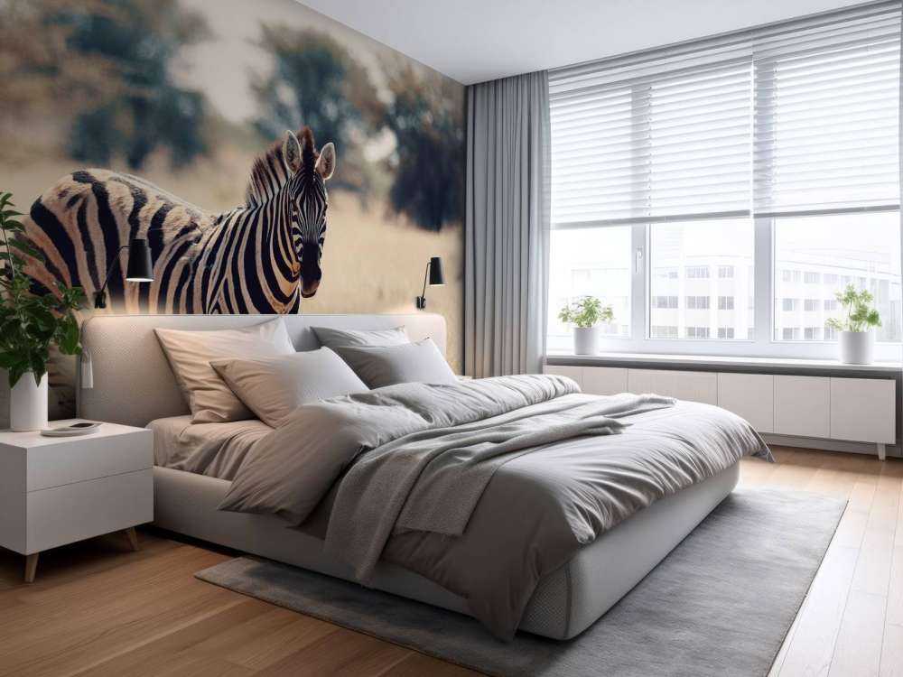 Zebra in het wild