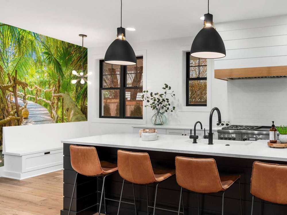 Tropische jungle brug