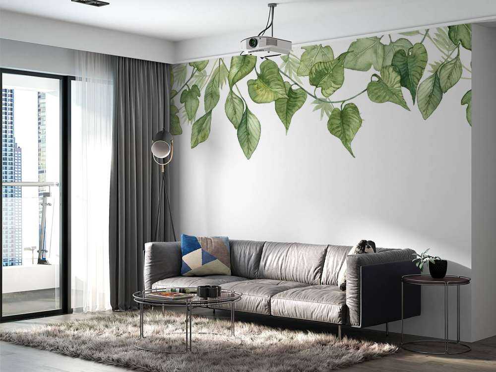 Hangende waterverf bladeren