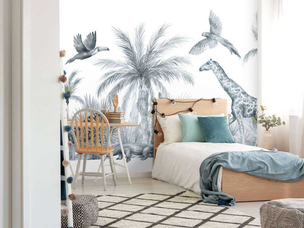 Vintage jungle dieren