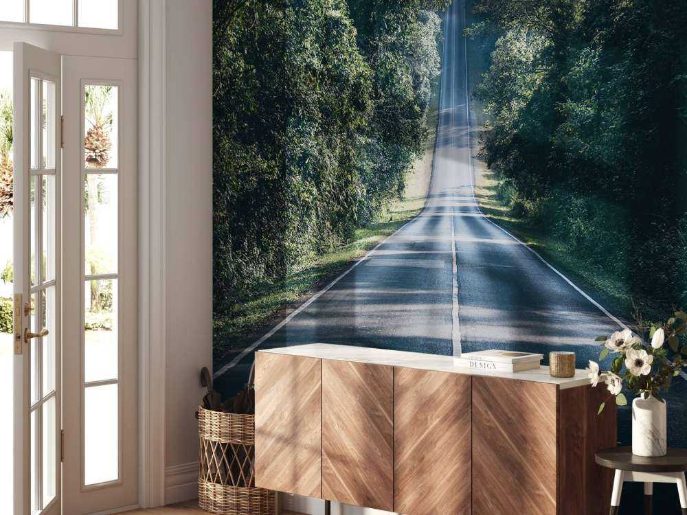Weg door de natuur