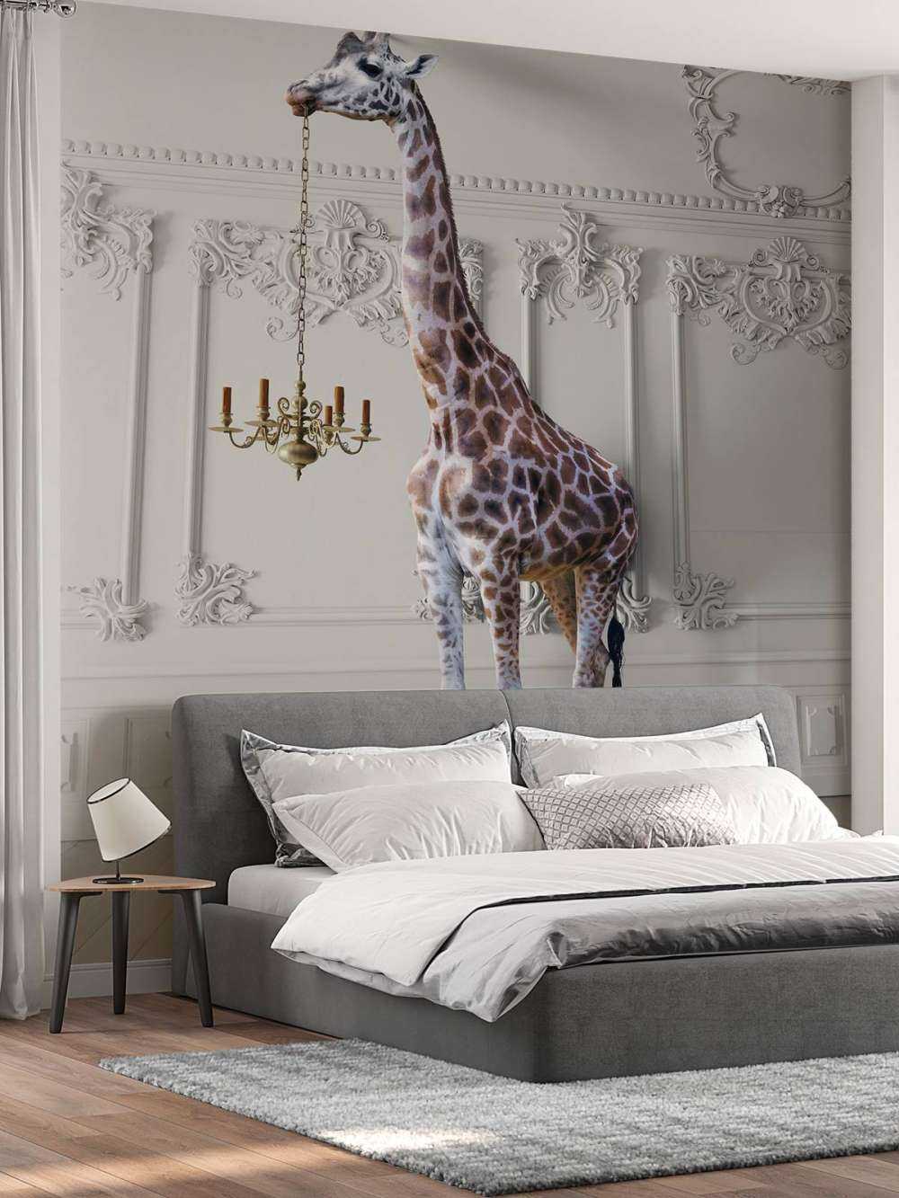Giraffe met kandelaar