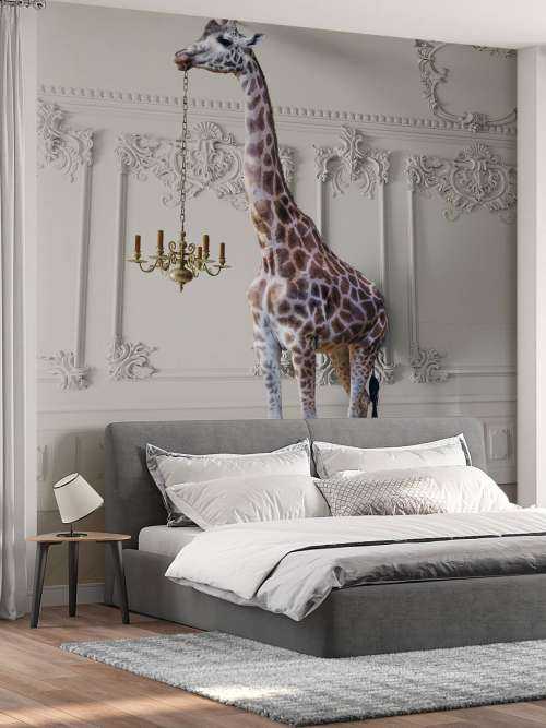 Giraffe met kandelaar