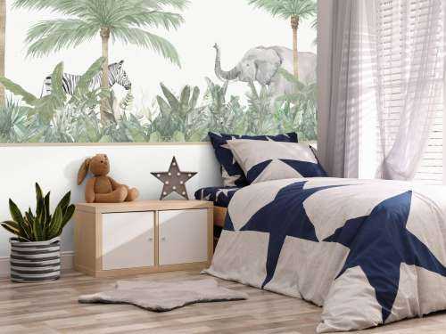 Dieren en palmbomen