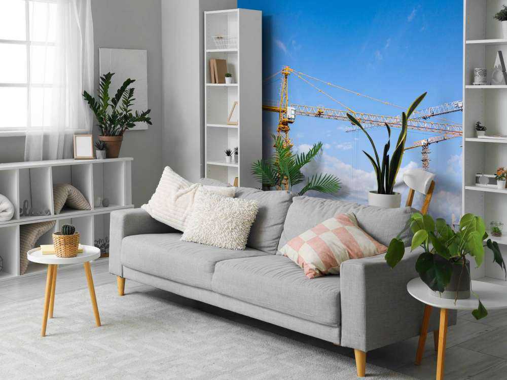 Hijskranen aan het werk