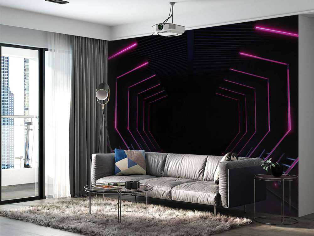 Lichtgevende 3D hal