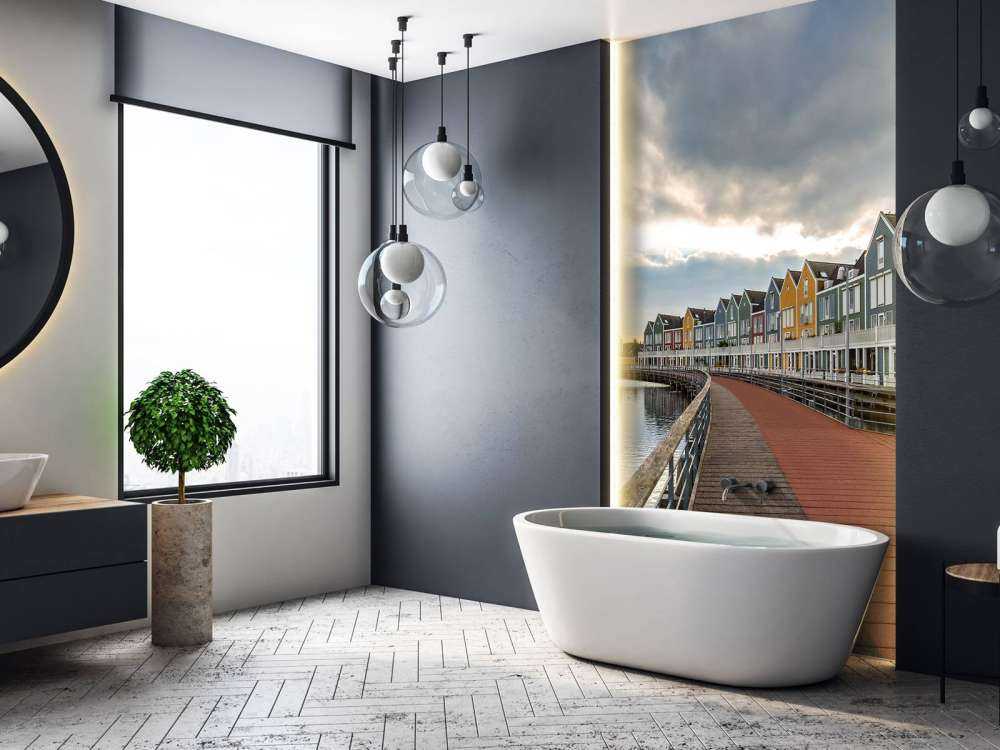 Kleurrijke huizen in Houten