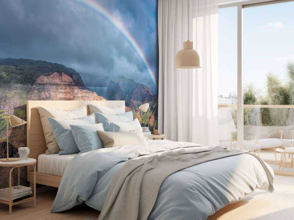 Regenboog boven Waimea Canyon