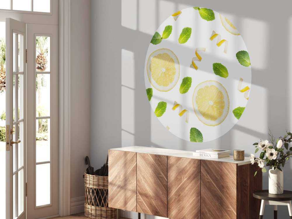 Citroen met munt print