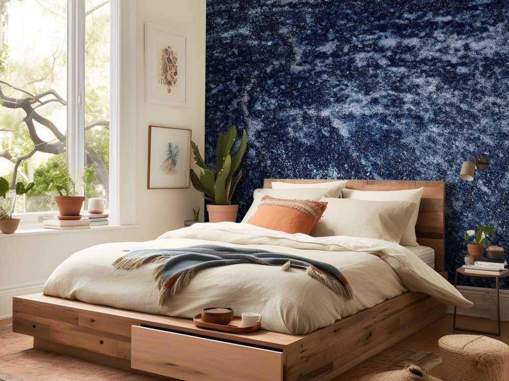 Donker blauwe structuur