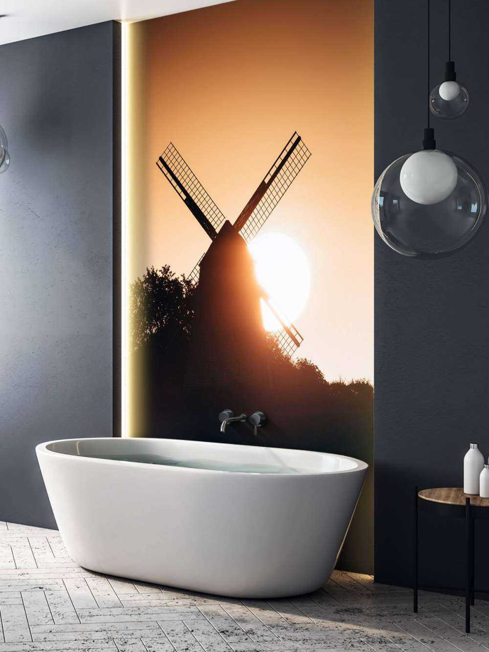 Zonsopkomst tijdens de zomer