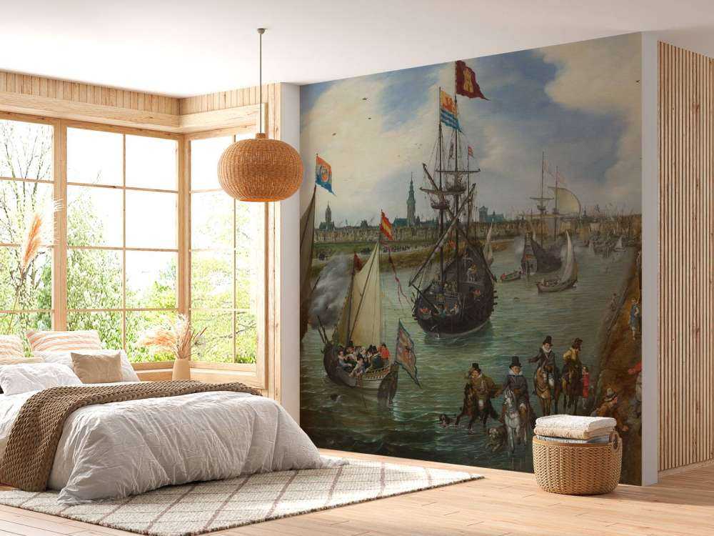 Het vertrek van een hoogwaardigheidsbekleder uit Middelburg