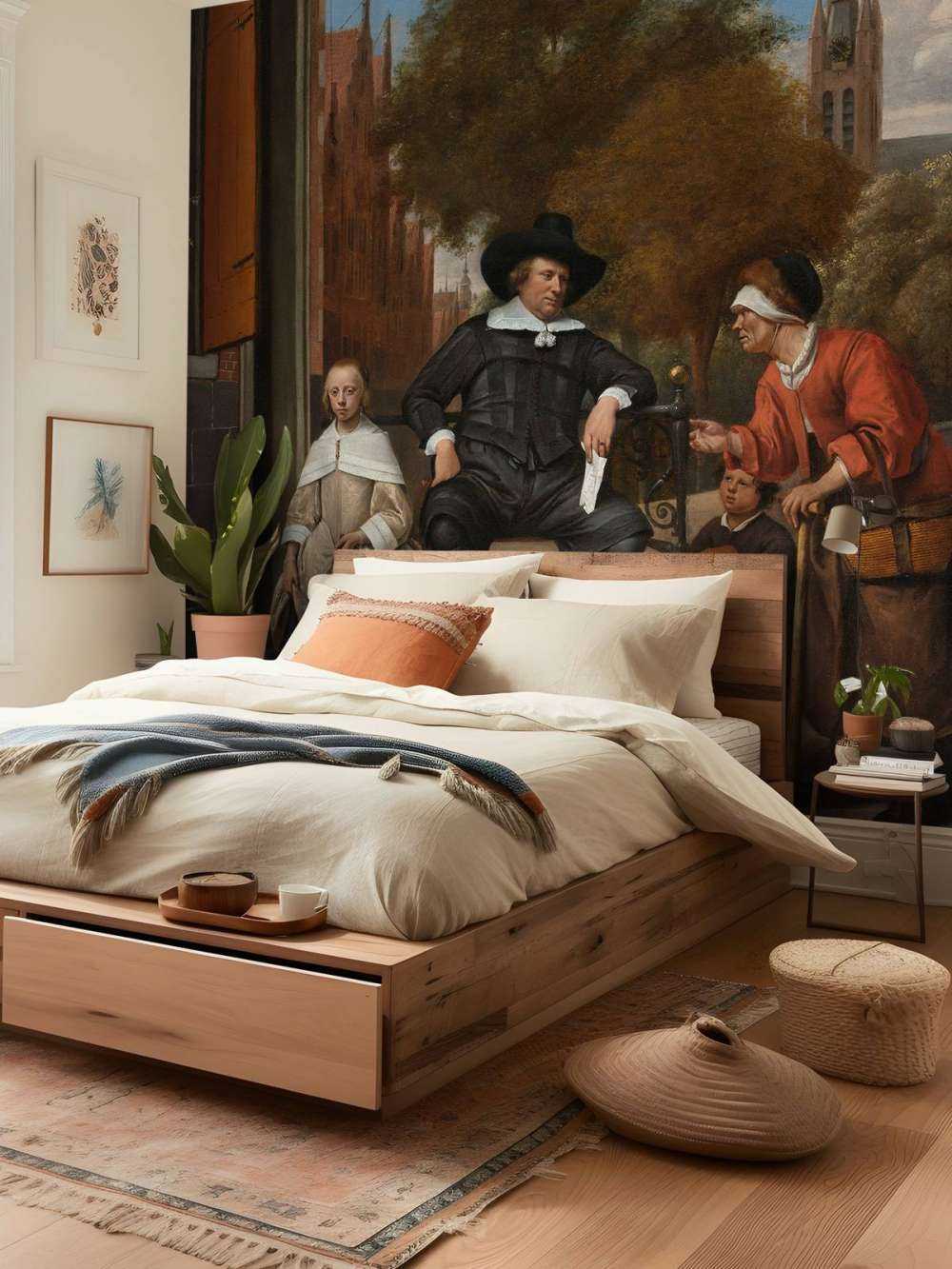 Adolf en Catharina Croeser aan de Oude Delft