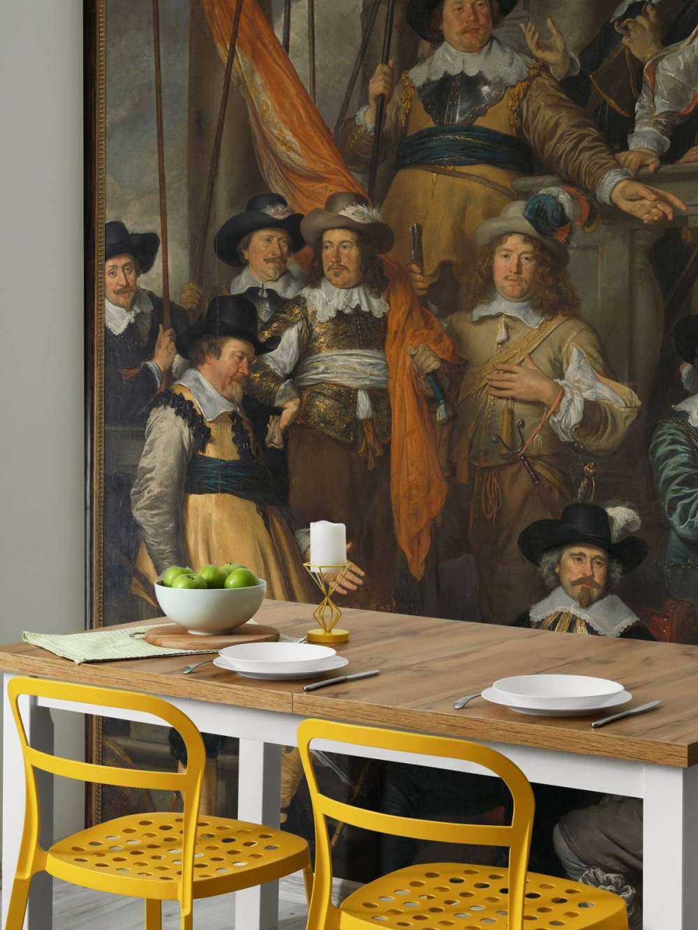 Officieren en andere schutters van wijk XVIII in Amsterdam