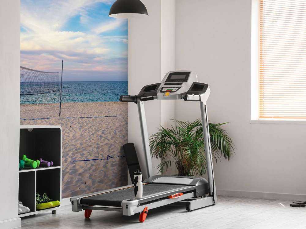 Volleybalveld op het strand