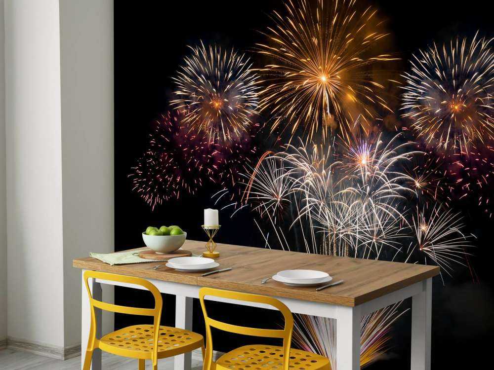 Kleurrijke vuurwerk design