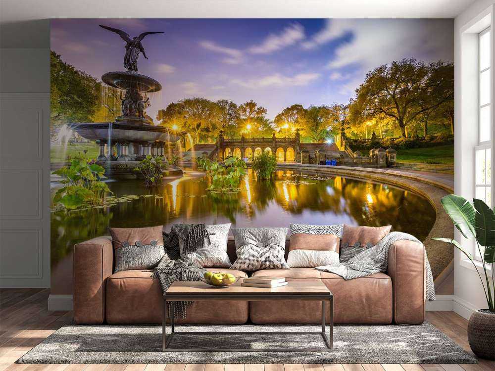 Bethesda Terrace en Fountain in Central Park