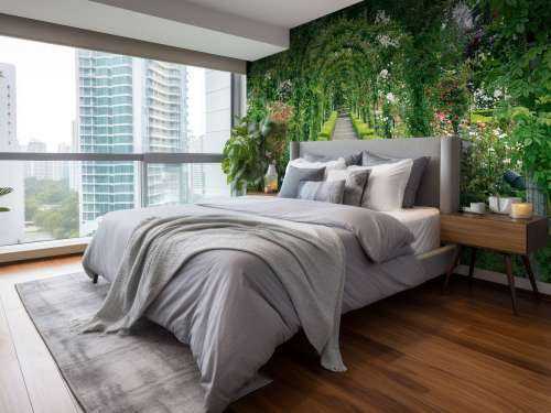Pad door rozentuin