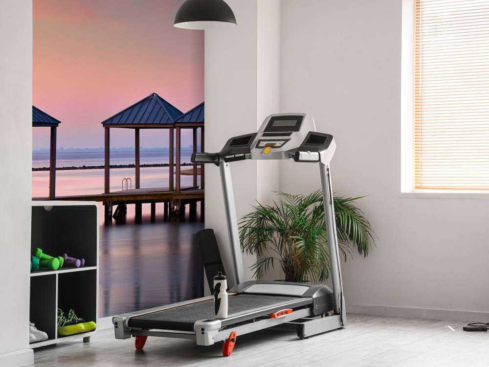 Zwemsteiger bij zonsopkomst