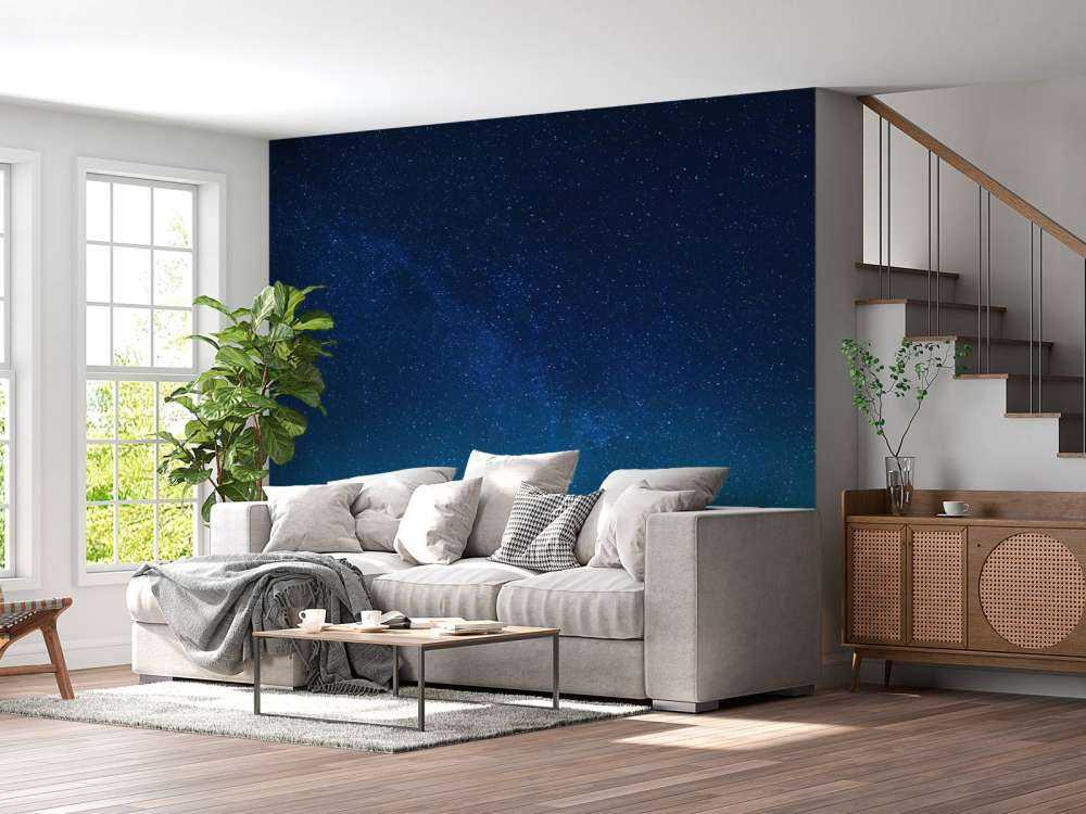 Sterrenhemel met noorderlicht
