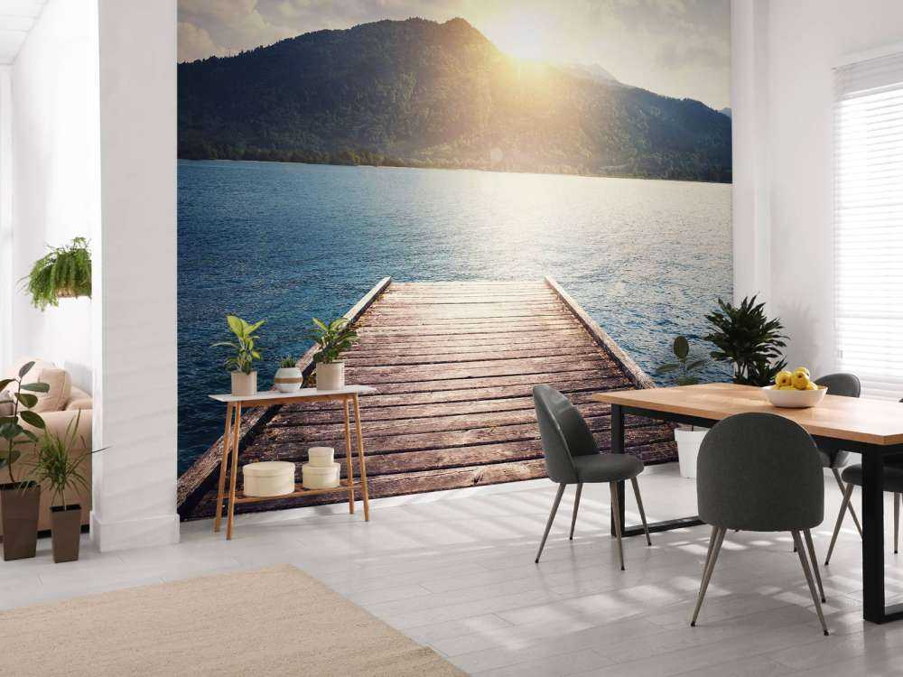 Steiger naar een meer