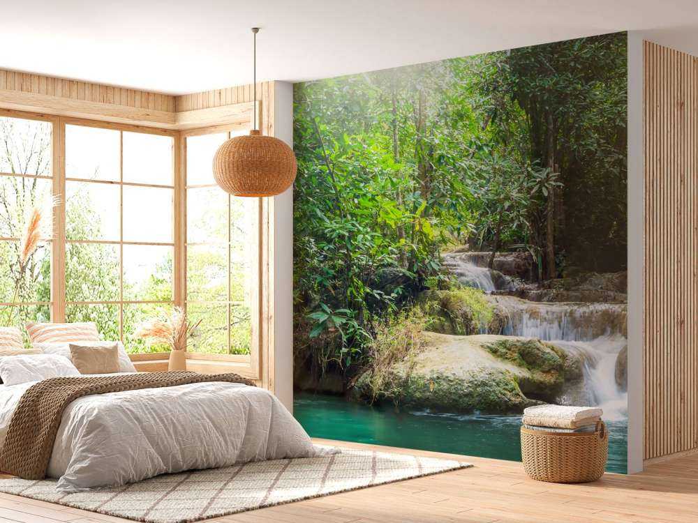 Erawan waterval in Thailand