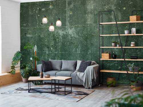 Groen betonlook