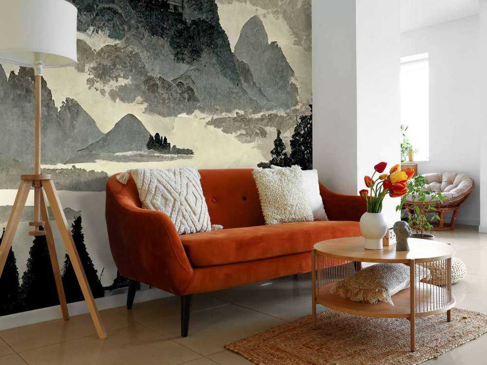 Geïllustreerde Chinese landschap