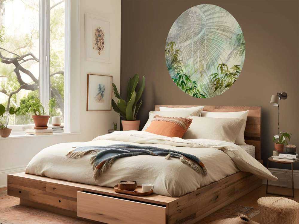 Kas met tropische planten