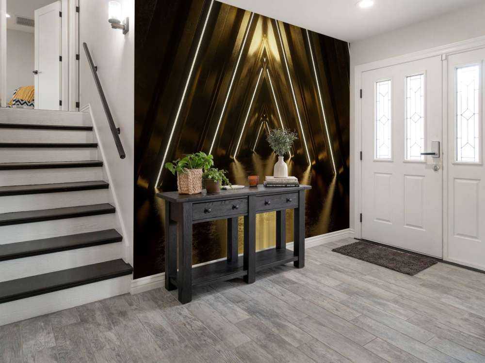 Donkere gouden tunnel