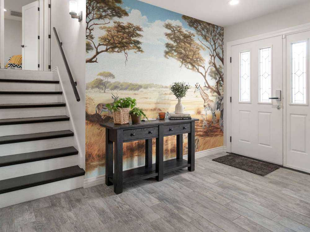 Safari landschap in kleur