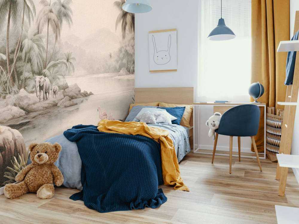 Jungle landschap met dieren