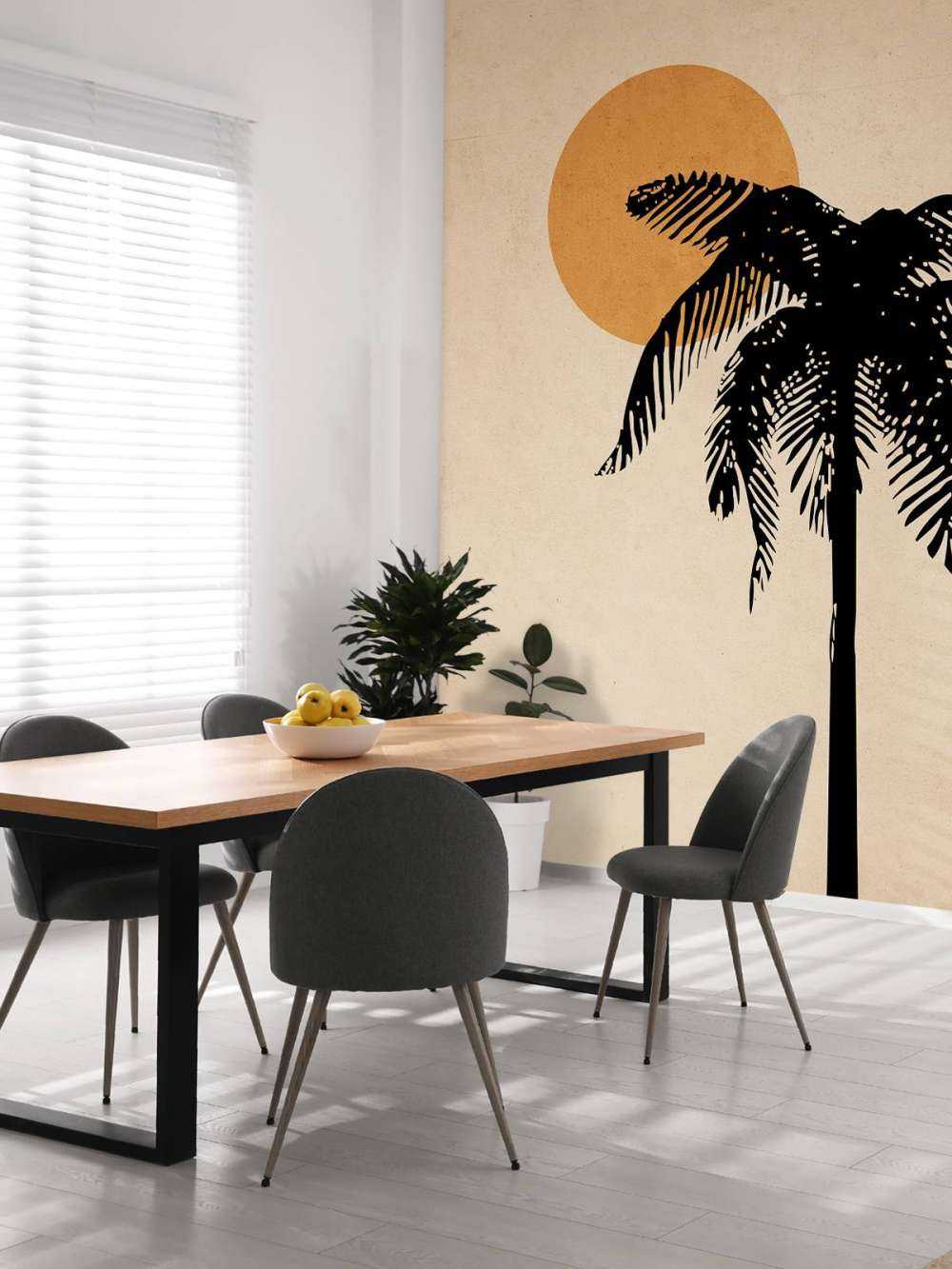 Zwarte palmboom