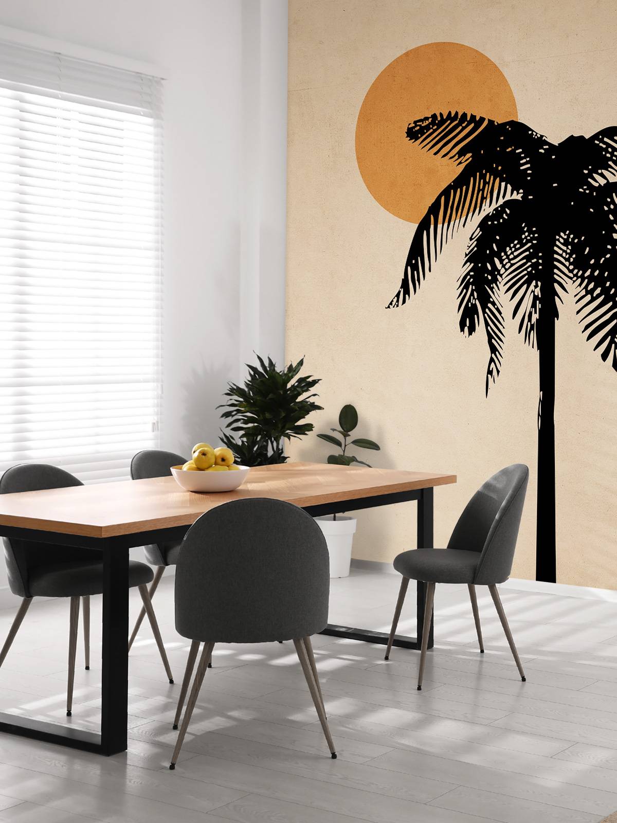 Zwarte palmboom