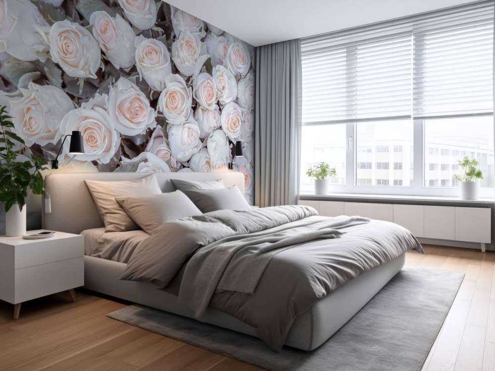 Licht gekleurde rozen