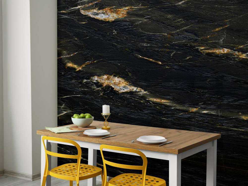 Donker marmer met strepen