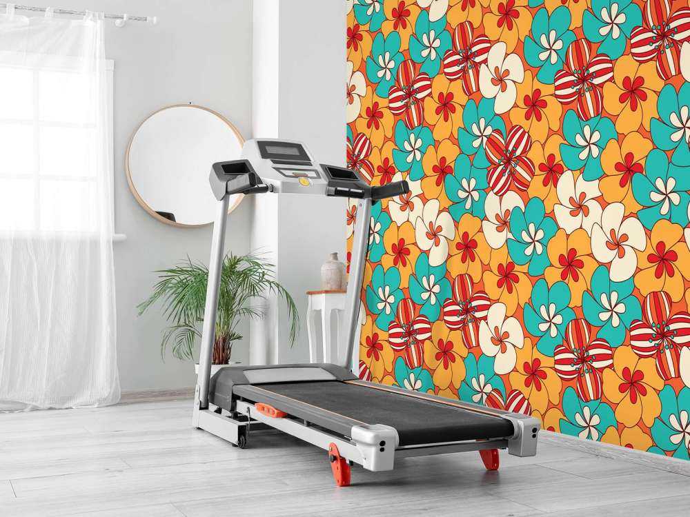 Kleurrijke vintage bloemen