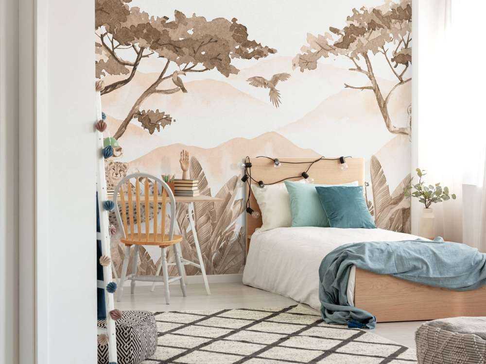 Roofdieren in de jungle taupe