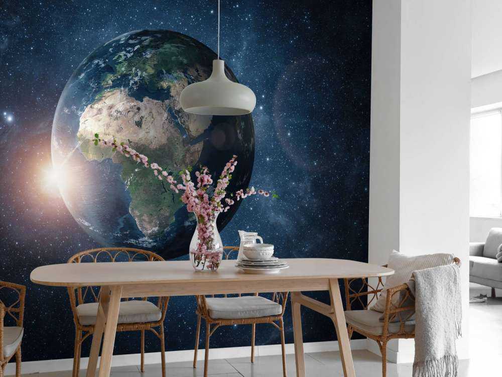 Uitzicht op de aarde