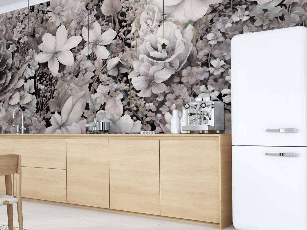 Flower festivalSEAMLESS Brown