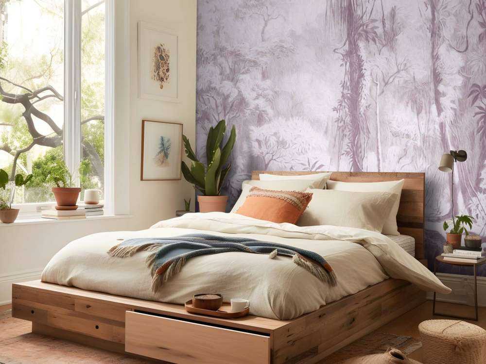 Tropic forest - pink