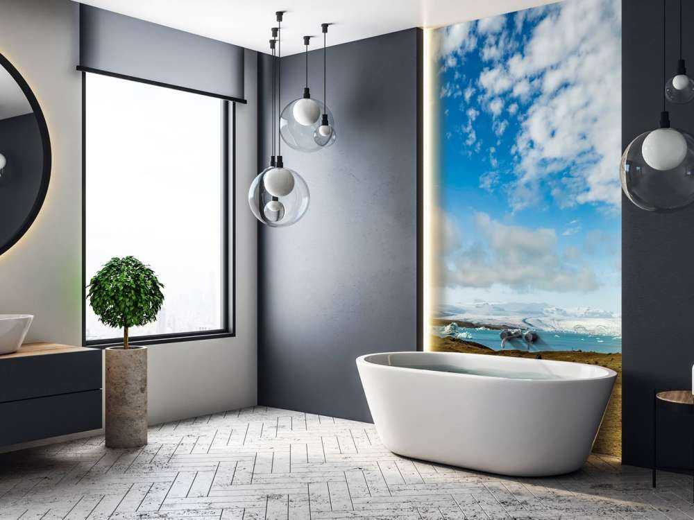 Panorama van Jökulsárlón