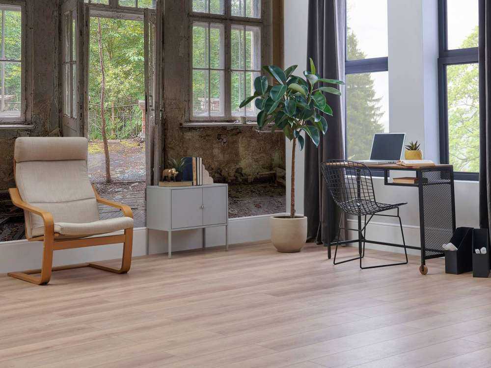 Verweerde kamer met boszicht