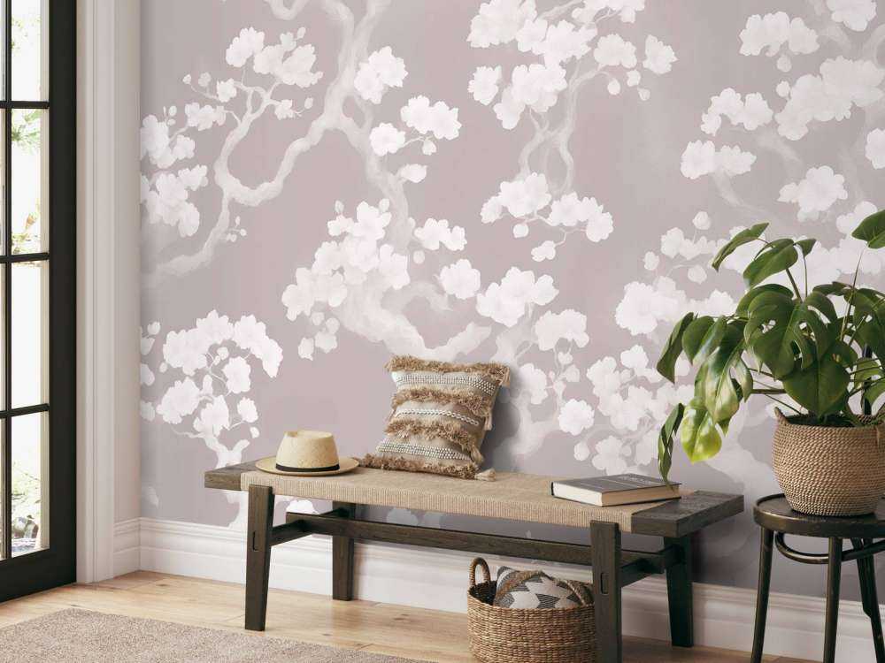 Wonderful blooming forest - pink