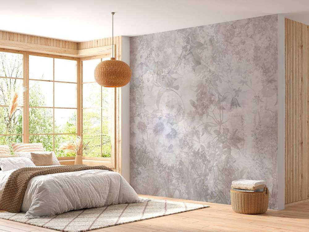 Watercolor Garden Taupe