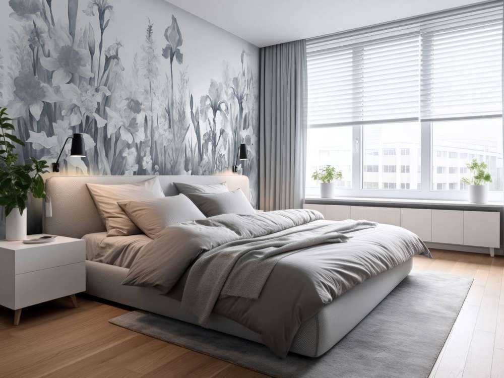 Fragrant spring Navy Blue