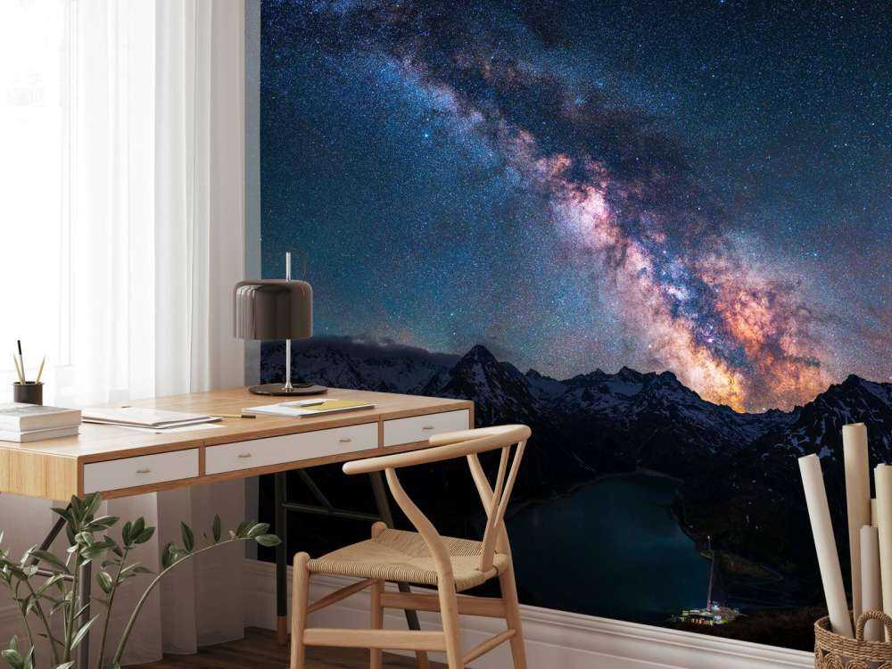 Melkweg boven bergmeer